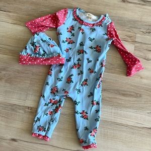 Matilda Jane romper and hat set